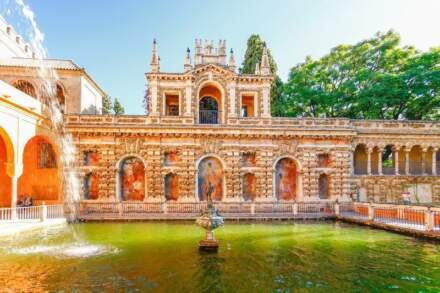 El Estanque de Mercurio del Alcázar de Sevilla