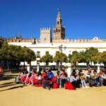 Visitas escolares en el Alcázar de Sevilla